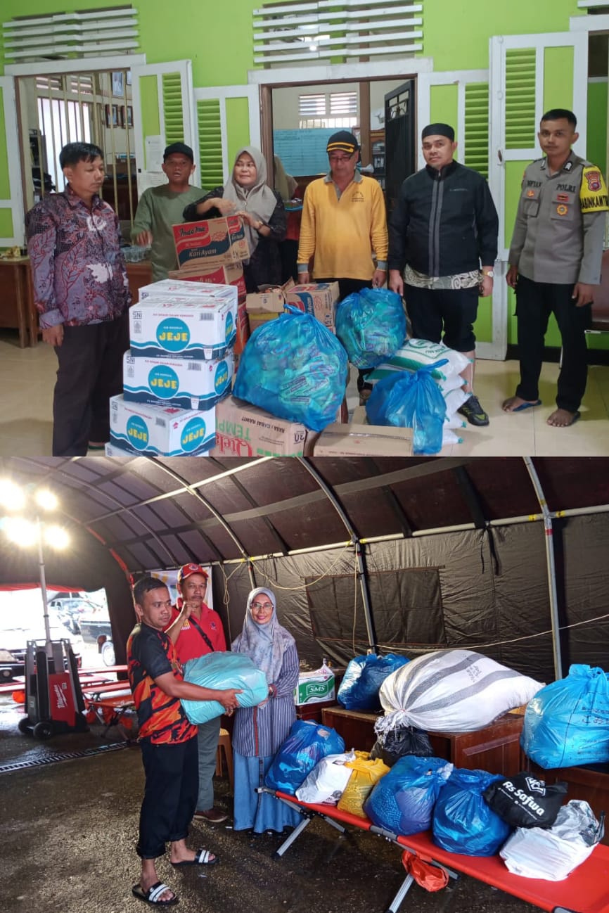 Penyerahan Bantuan untuk Masyarakat Terdampak Banjir