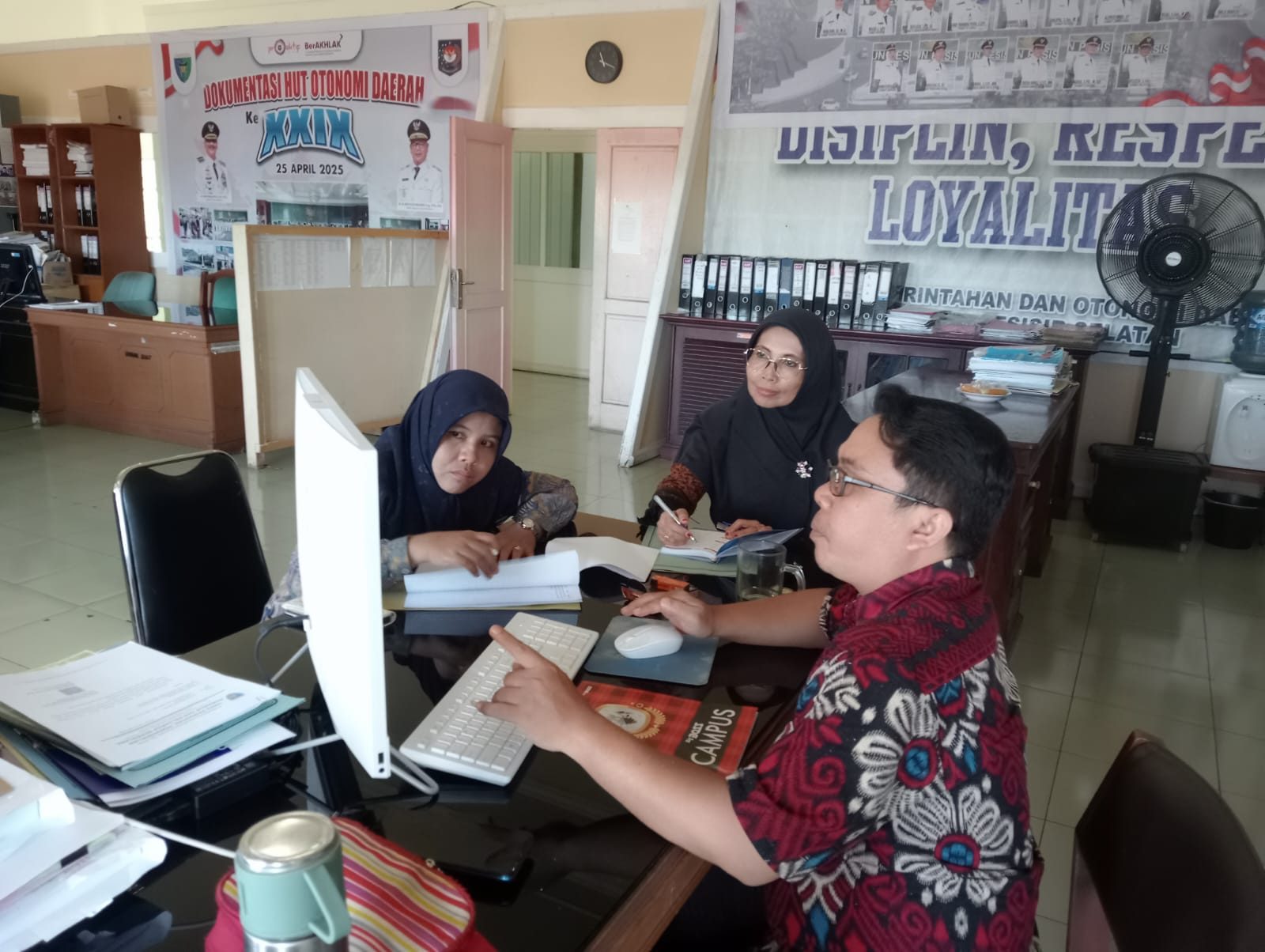 Kamis tanggal 5 Februari 2026 Konsultasi terkait verifikasi data LPPD