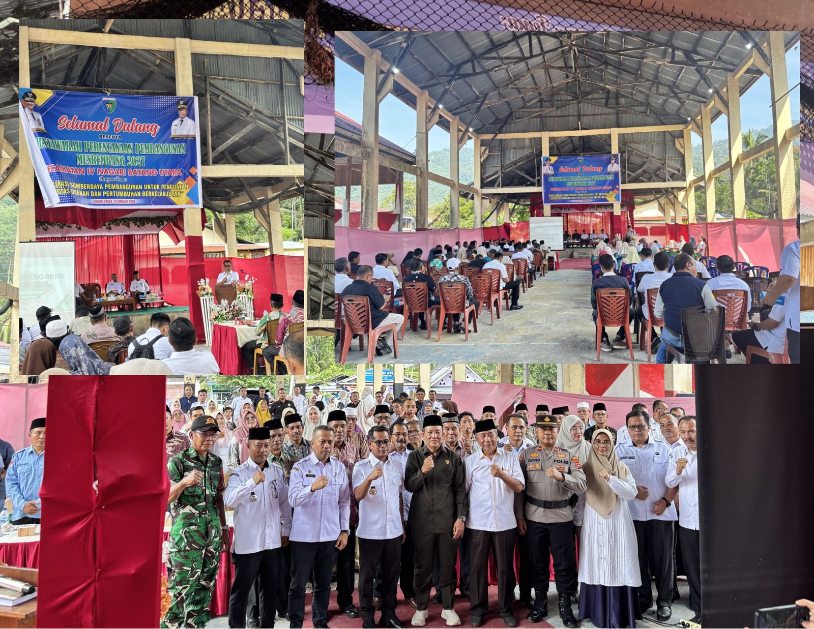 11 Februari 2026 menghadiri undangan Musyawarah Perencanaan Pembangunan (Musrenbang) Kecamatan IV Na