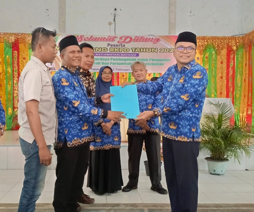 12 Februari 2026, Sekretaris BPKPAD Hadiri Musrenbang Tahun 2027 Kecamatan Bayang