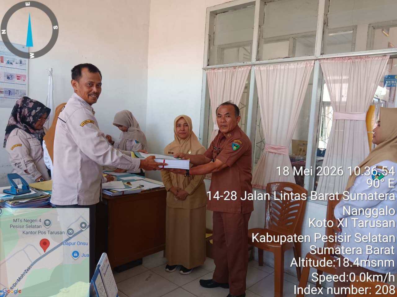 Penyerahan sppt PBB-P2 tahun 2026 Seluruh nagari di Kecamatan koto XI Tarusan