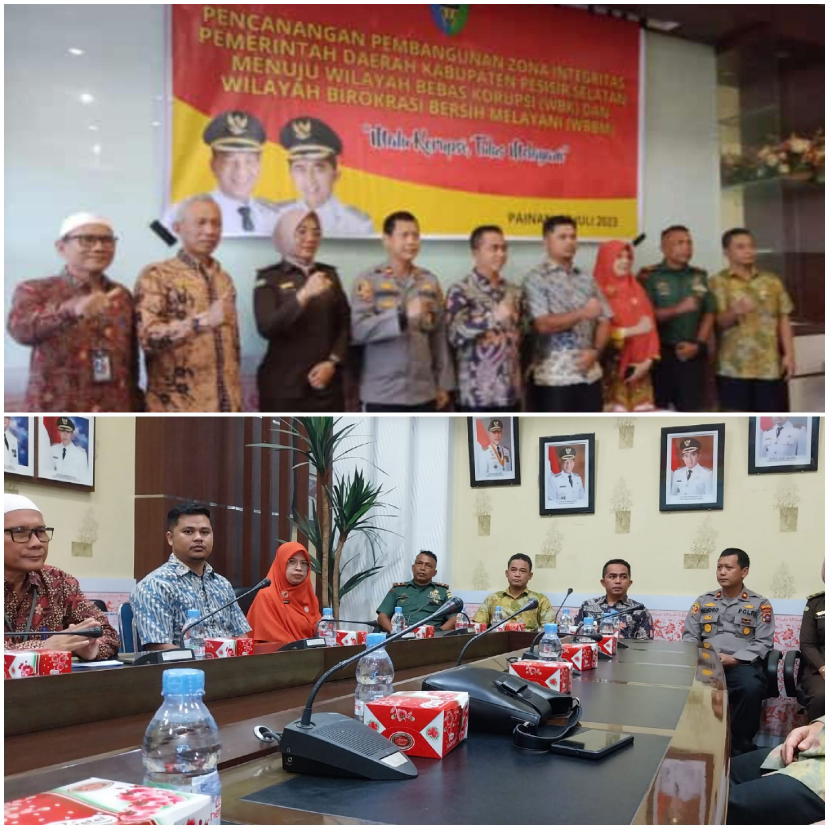 Pencanangan Pembangunan Zona Integritas Pemerintah Kab. Pesisir Selatan menuju Wilayah Bebas Korupsi