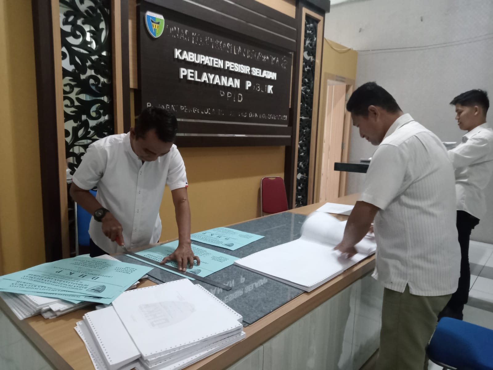 BPKPAD Melakukan Kegiatan Cetak Massal SPPT PBB-P2