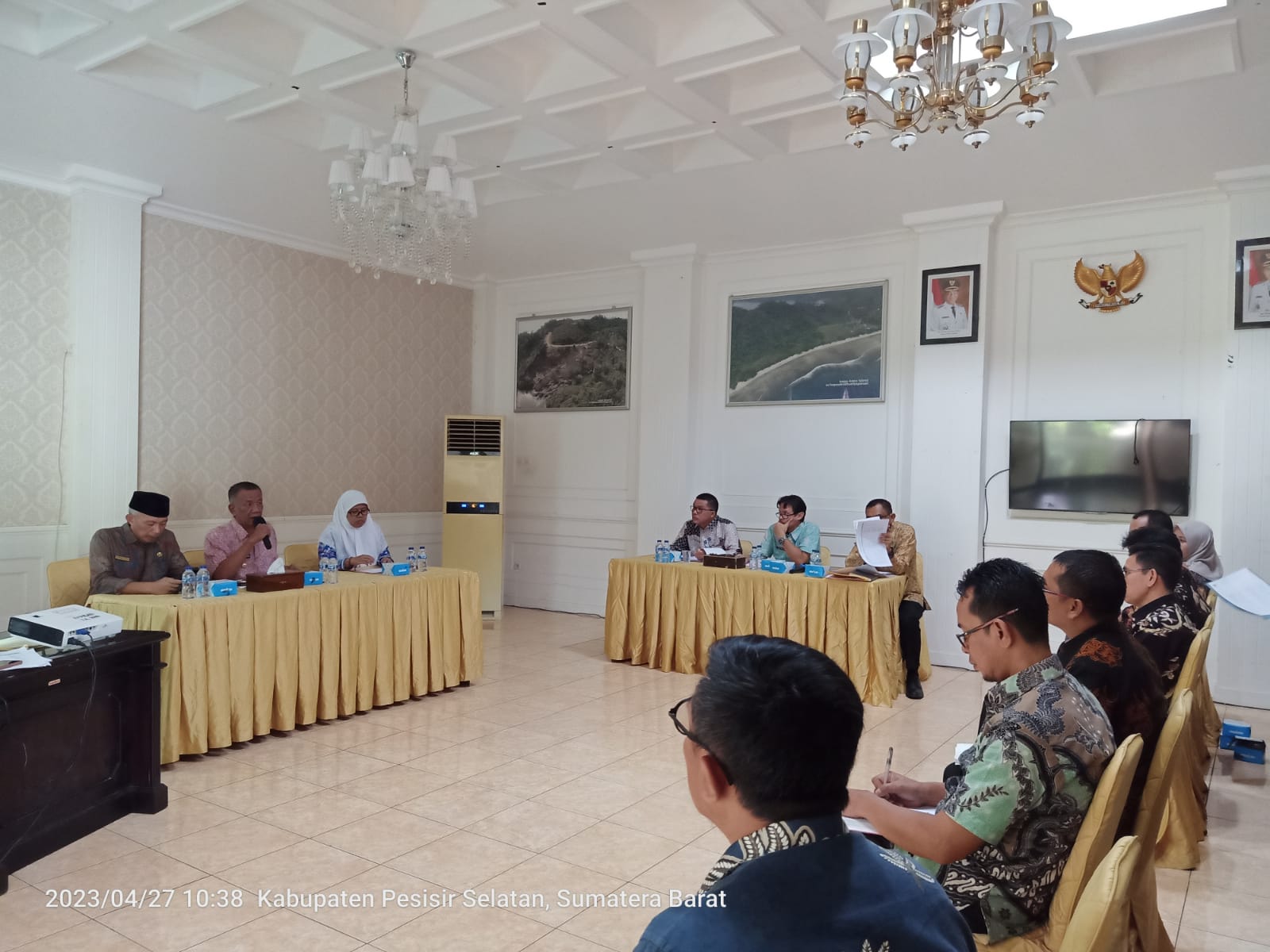 Rapat Percepatan Penyaluran DAU