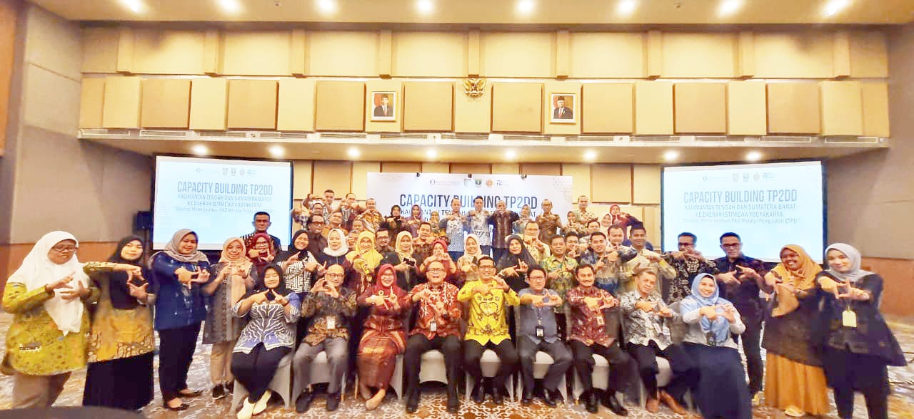 BPKPAD Kab. Peissir Selatan melakukan Capacity Building TP2DD Kalimantan Tengah dan Sumatera Barat d