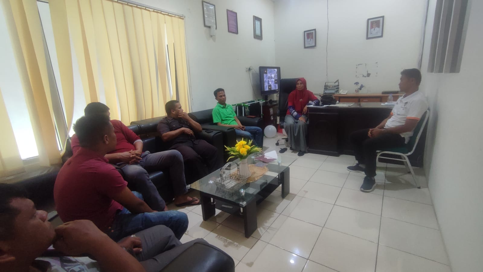 Evaluasi Kinerja dan mensosialisasikan SOP terkait Pengamanan Gedung Kantor di Lingkup BPKPAD Kab. P