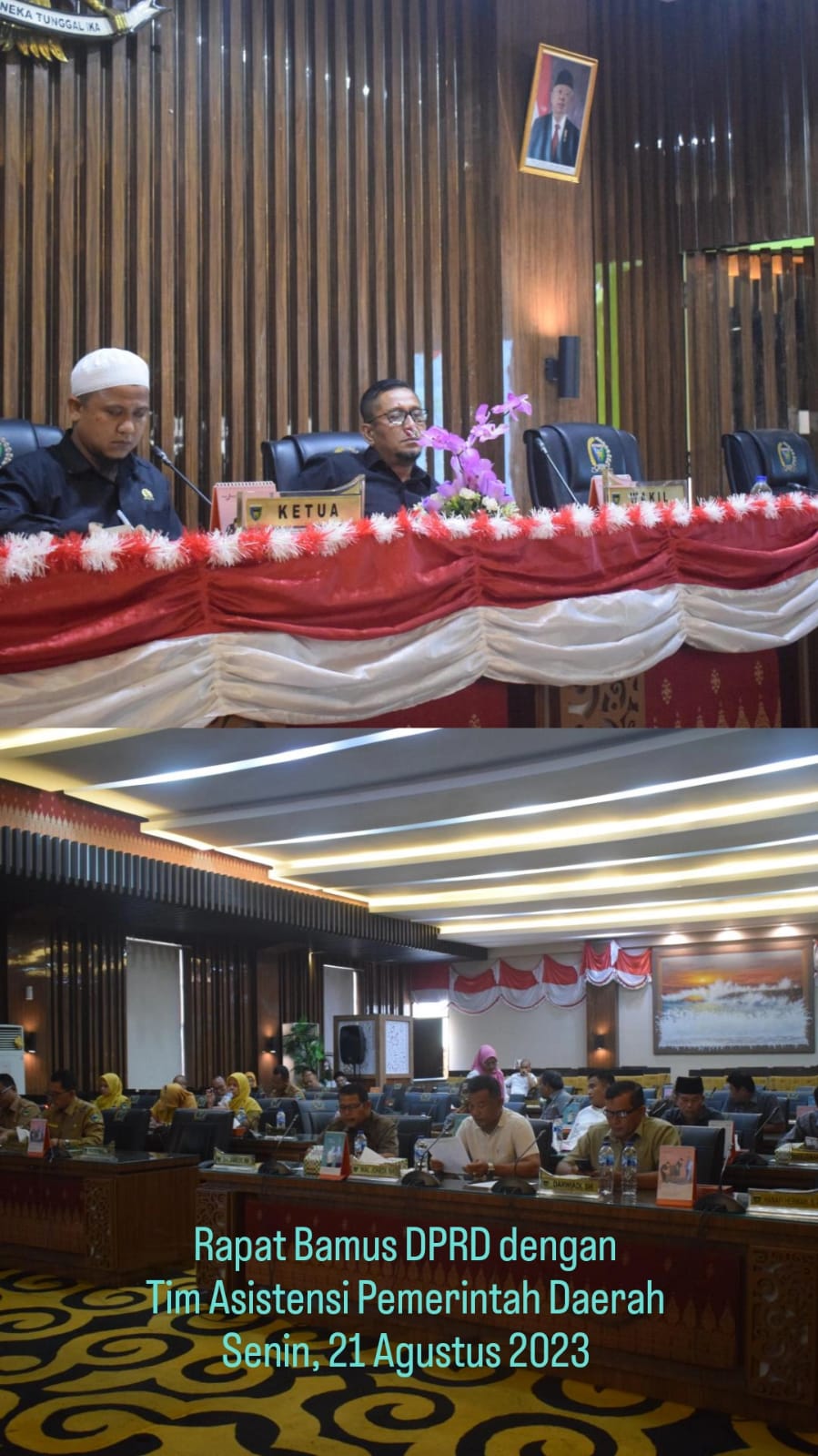 Pembahasan Agenda Badan Musyawarah DPRD