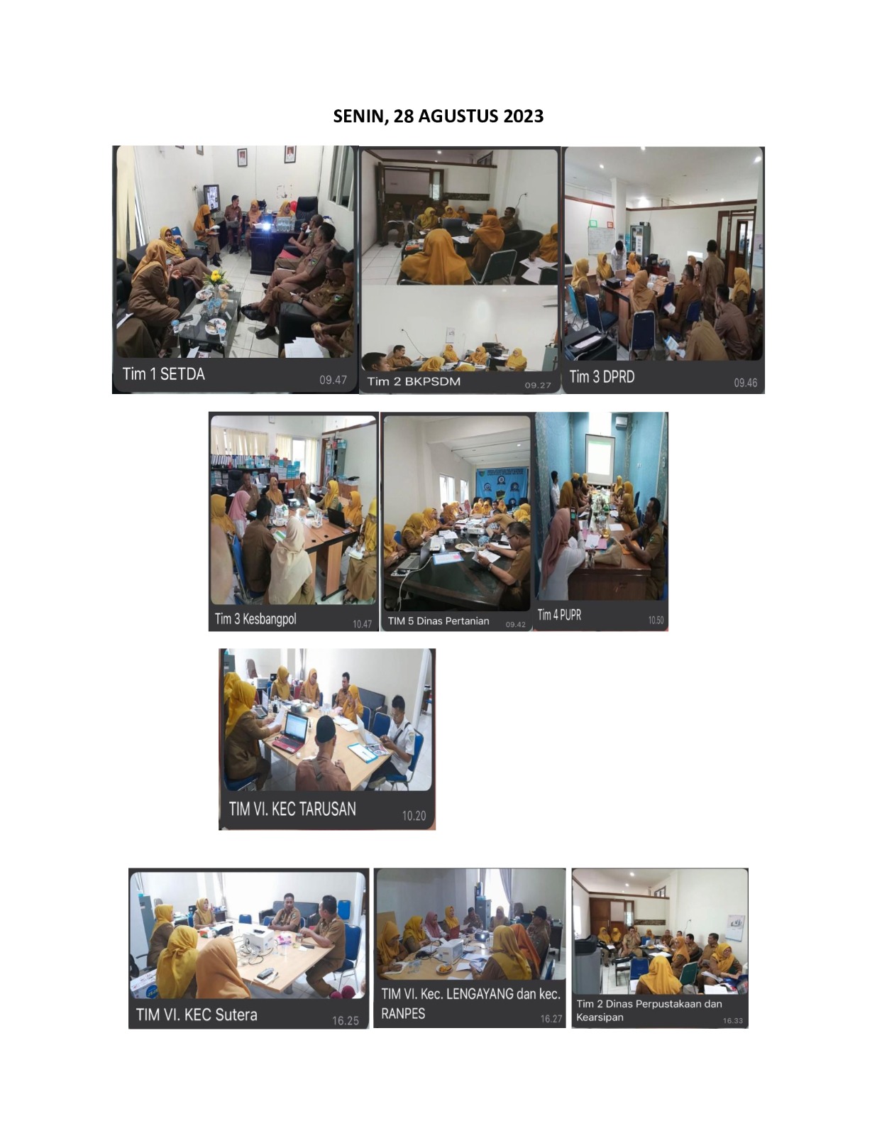 Rapat Pembahasan Pra-RKA Perubahan APBD Tahun Anggaran 2023 oleh TAPD Kab. Pesisir Selatan