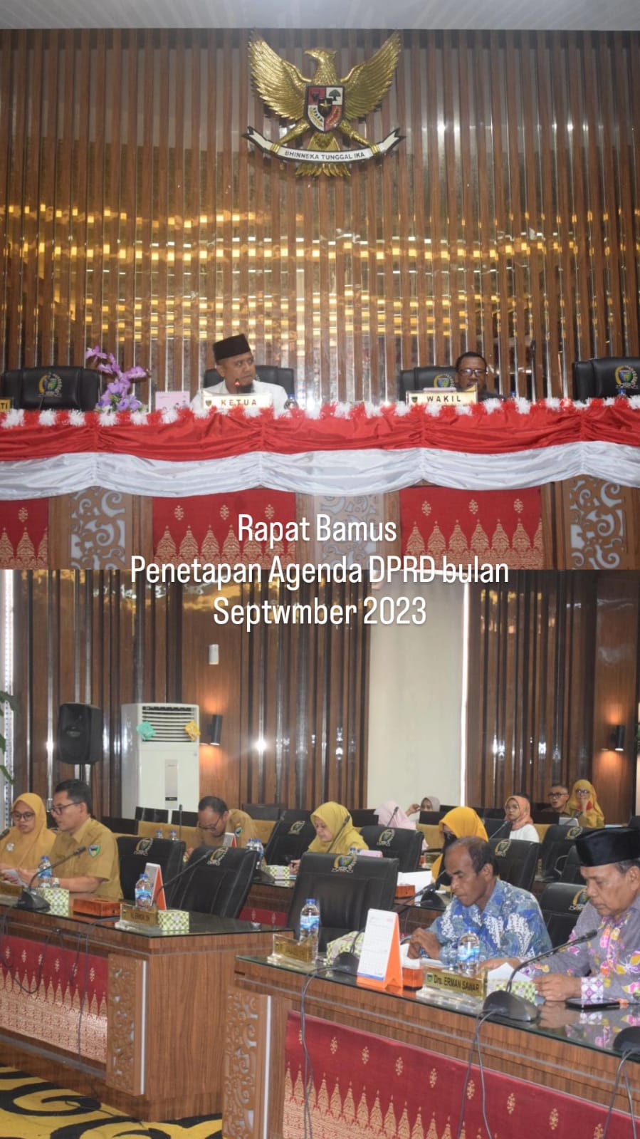 Pembahasan Agenda Badan Musyawarah DPRD