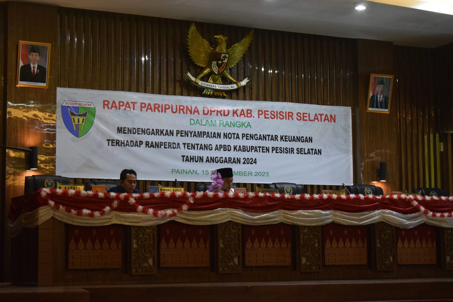 Penyampaian Nota Pengantar RAPBD TA 2024 dan Nota Keuangan RAPBD TA 2024
