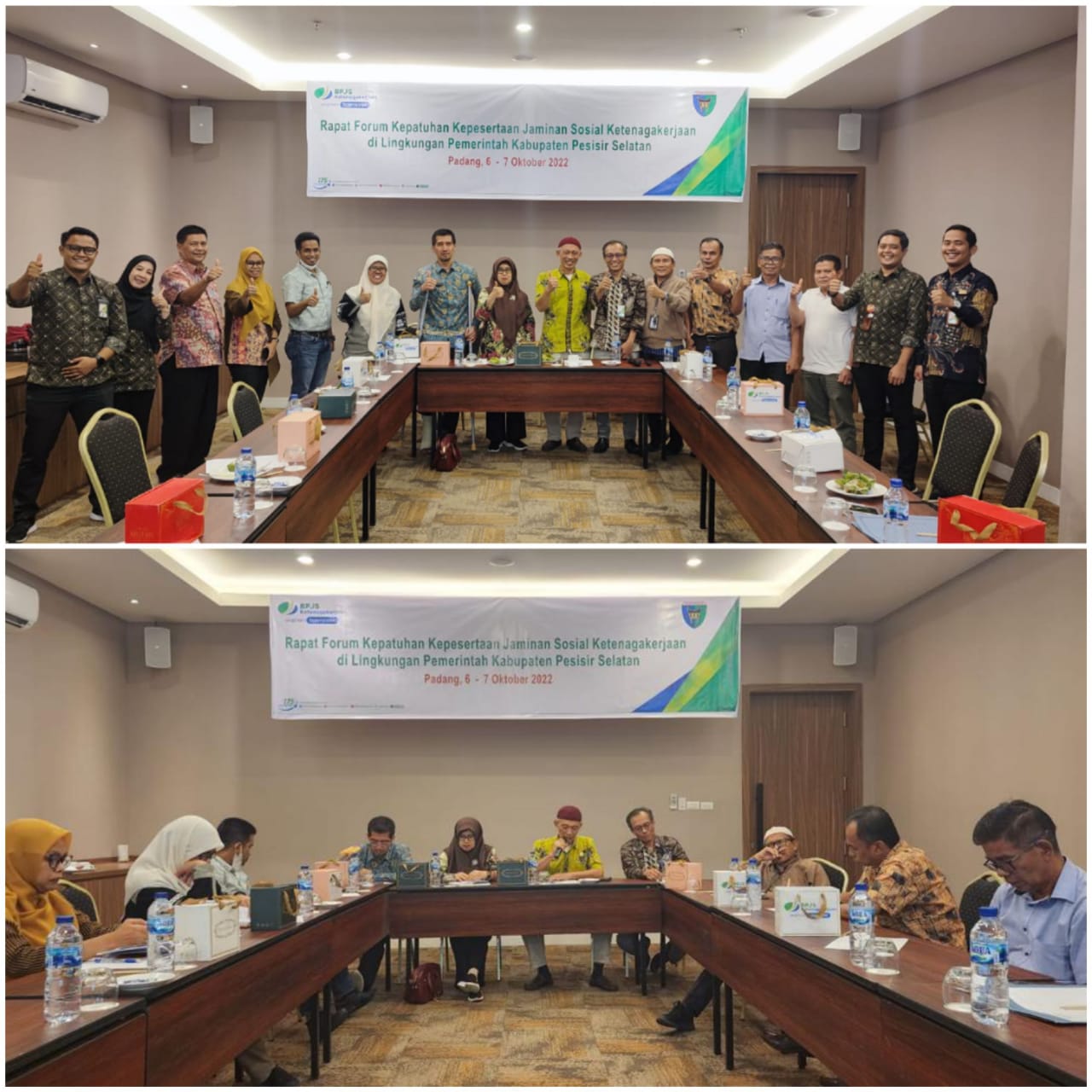 Rapat Forum Kepatuhan Kepesertaan Jaminan Sosial Ketenagakerjaan di Lingkungan Pemerintah Kabupaten 
