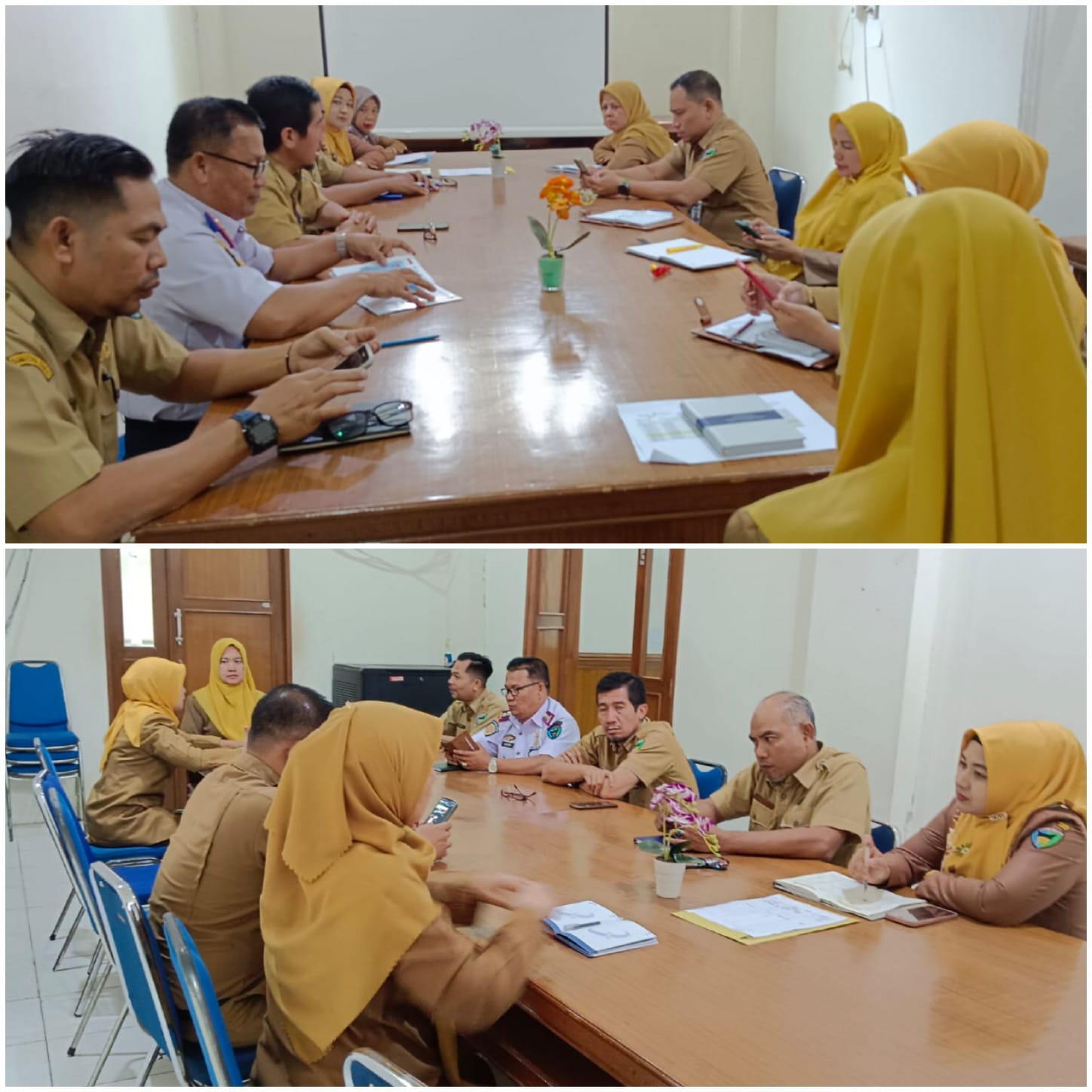 BPKPAD Melakukan Rapat Pembahasan mengenai Pengelolaan Objek Wisata Pulau Semangki dengan Dinas Perd