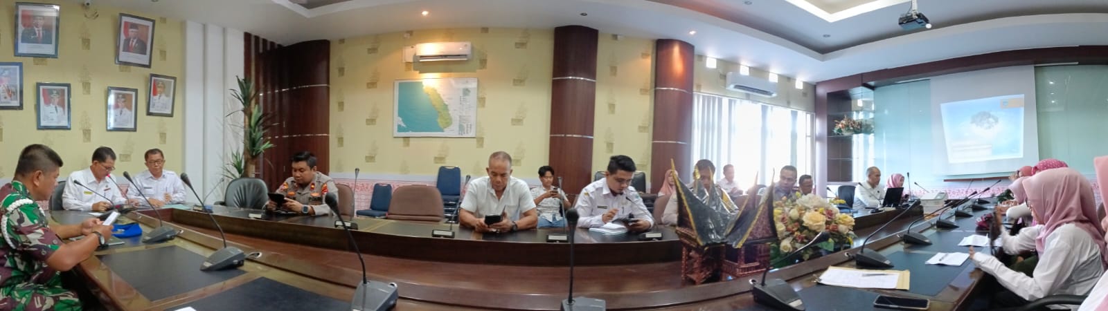 Rapat Persiapan menghadapi Idul Fitri 1444H/2023M membahas mengenai permasalahan