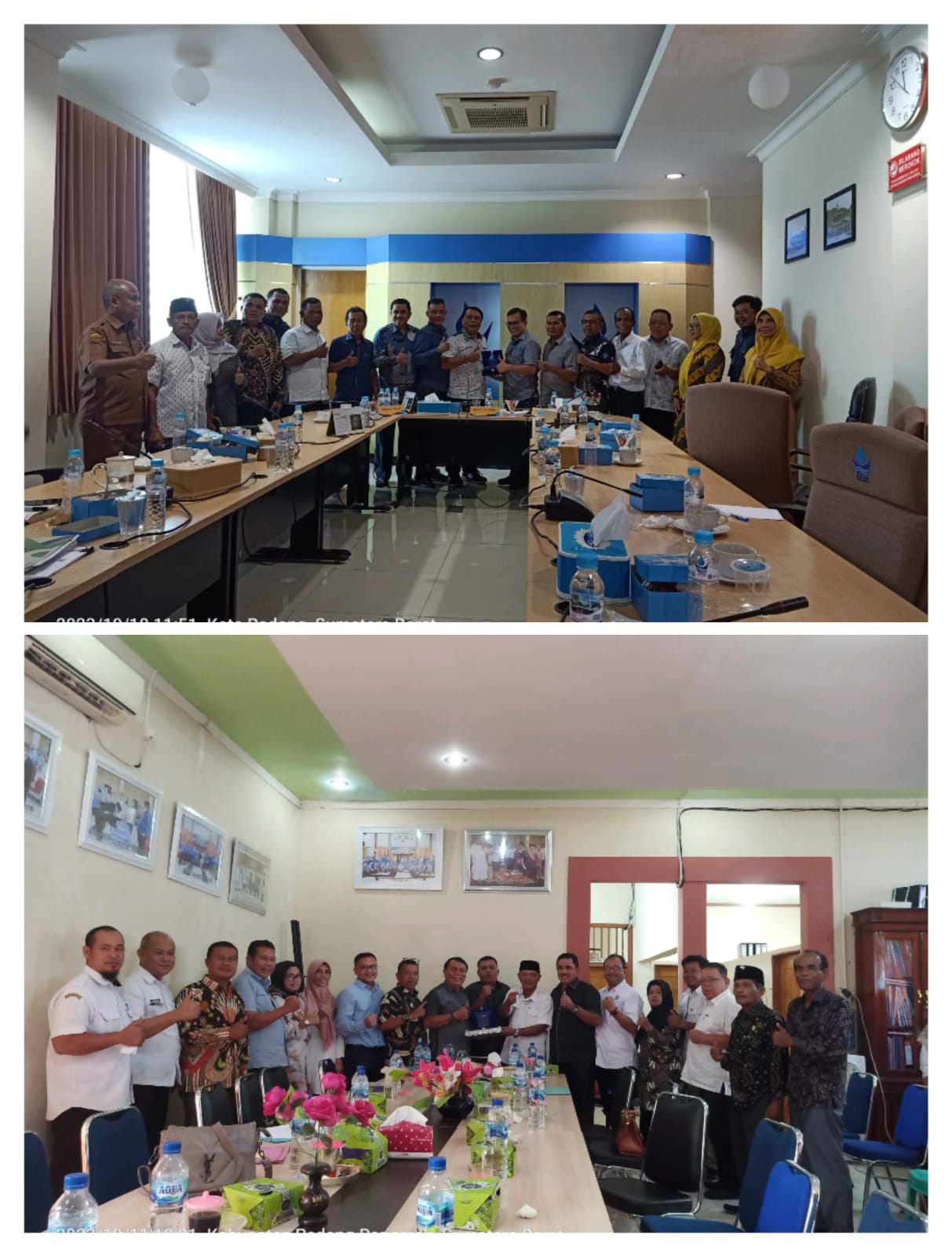 Mendampingi Kegiatan Kunker Pansus II Sharing informasi tentang Ranperda Perusahaan Umum Daerah Air 