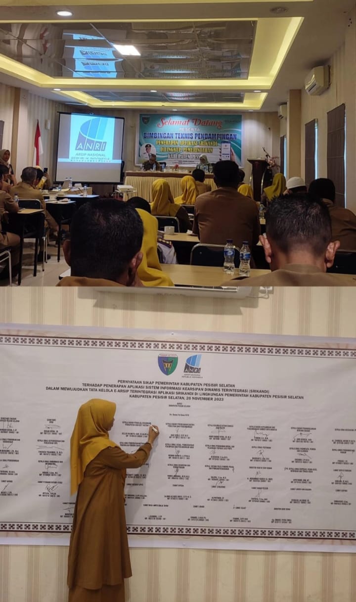 Sosialisasi Penerapan Aplikasi Srikandi dan Launching Penandatanganan Komitmen Kepala Daerah Terkait