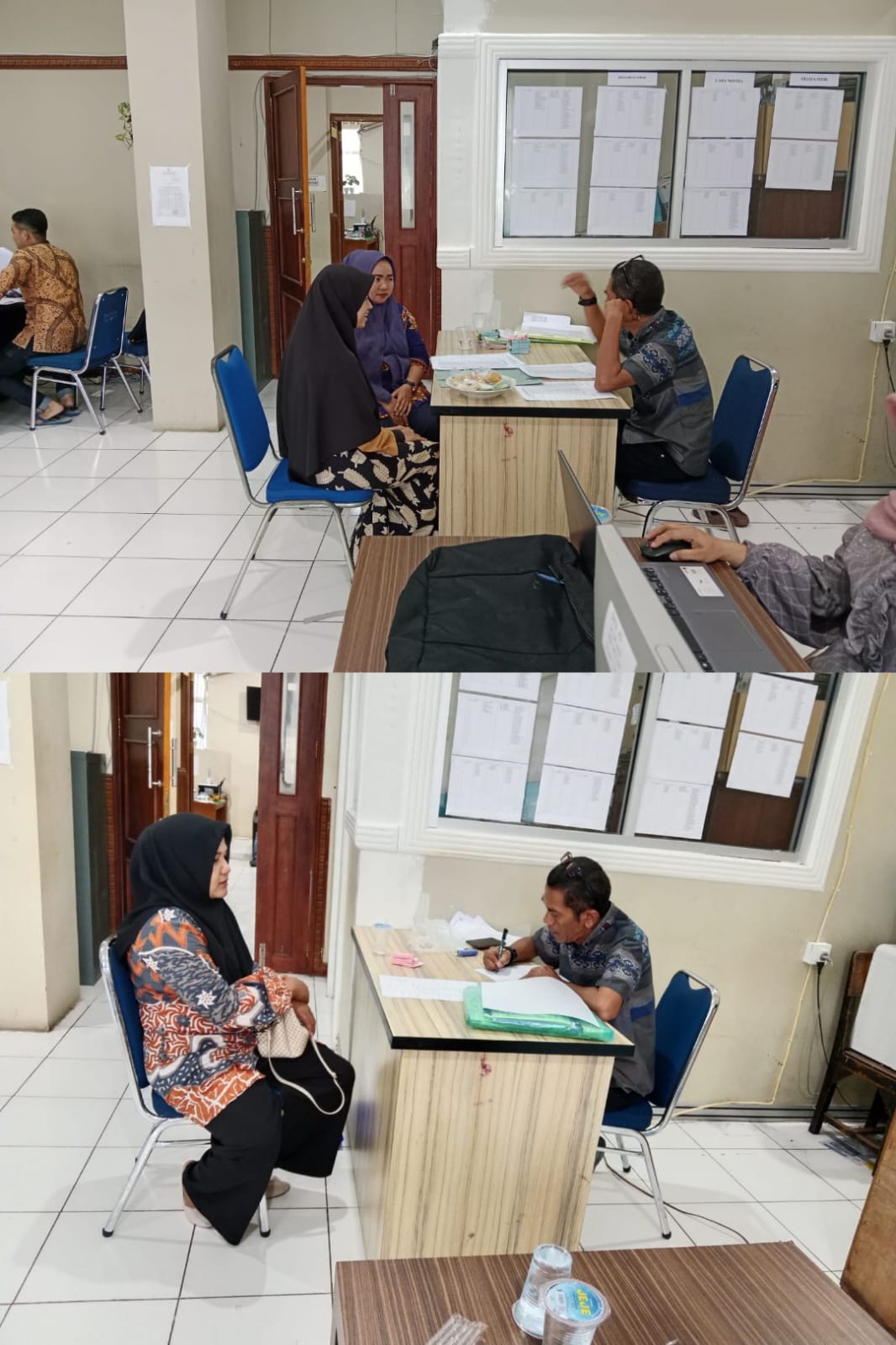 Proses Rekonsiliasi Bonggol Karcis Retribusi Tahun 2023 dengan OPD terkait