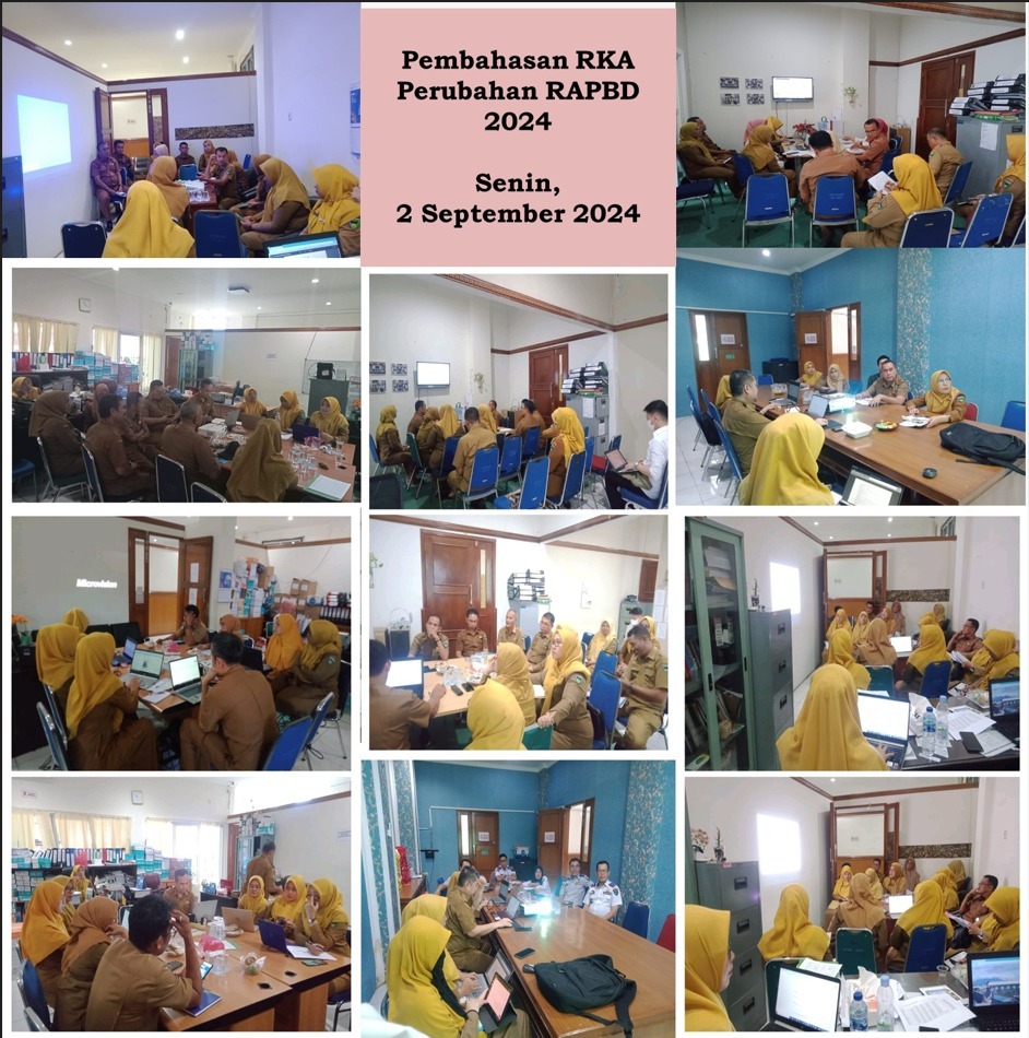 Rapat Pembahasan RKA Perubahan APBD 2024