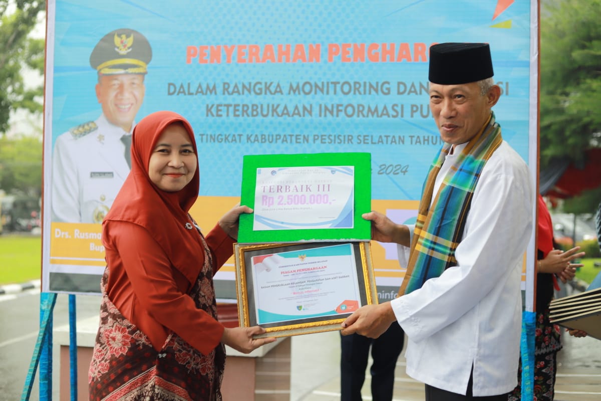 Pengumuman Hasil Monitoring dan Evaluasi Keterbukaan Informasi Publik Kabupaten Pessel Tahun 2024